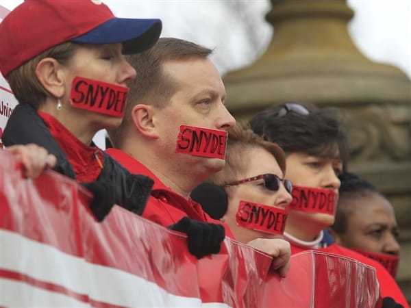 Union protest