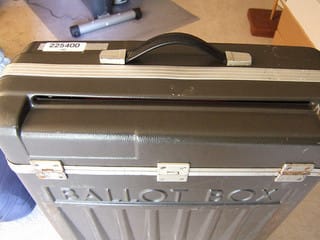 Ballot Box Close-up