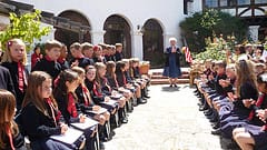 A Kindergarten graduation