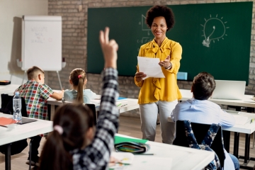 teacher in classroom